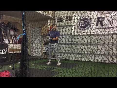 Video of Cage Hitting at Rounding 3rd
