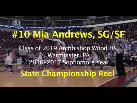 Video of #10 Mia Andrews '19 State Championship reel