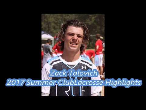 Video of Zack Talovich 2017 Summer Club Lacrosse Highlights