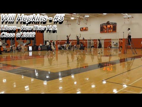 Video of Will Hopkins #5 - Libero - New Trier H.S. - Class of 2022