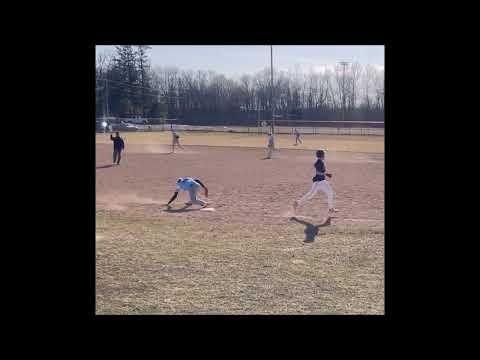 Video of C. Knutsen at 1B (5th inning) vs. Fertile on 5/2/23