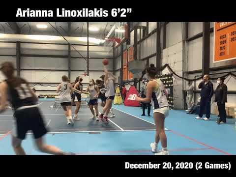 Video of Arianna Linoxilakis 6’2” (12/20/20 - 2 games) 
