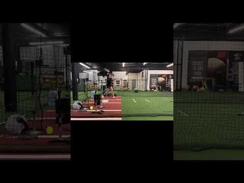 Video of Hitting In the Cages with Coach Amy Pointer