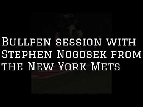Video of Bullpen Session with Stephen Nogosek from the New York Mets