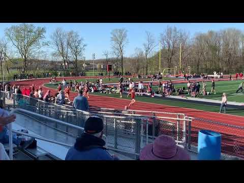 Video of 200 meter dash 