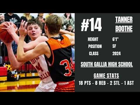 Video of #14 Tanner Boothe Highlights Sciotoville East Junior
