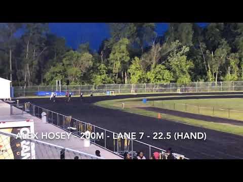 Video of Alex Hosey - 200m - 22.5 (hand)
