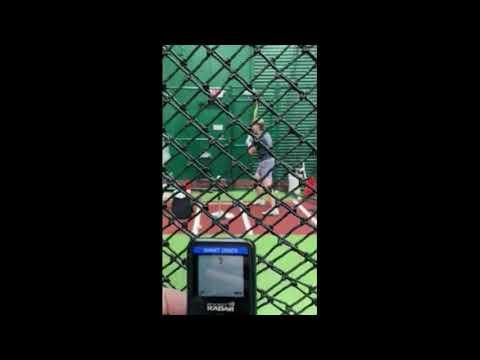 Video of Ian Wall'20 12-30-2019 RHP, 3B, OF exit velo