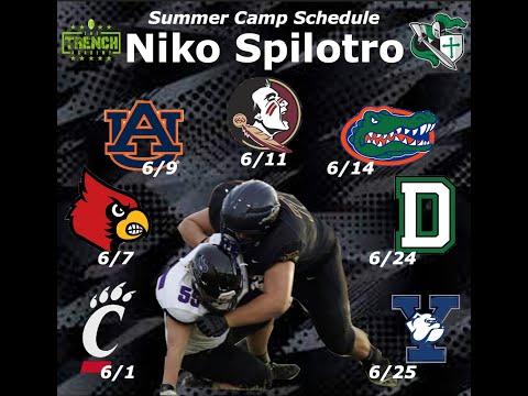 Video of Niko Spilotro 2023 College Camp Season Highlights