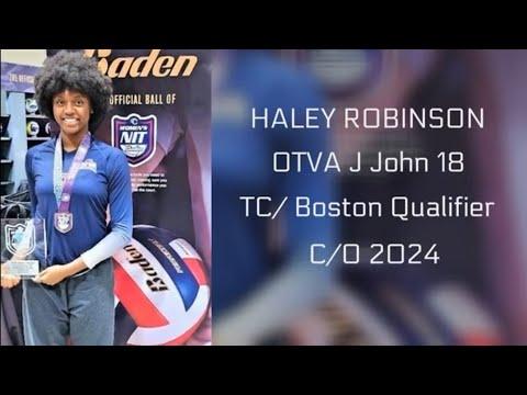 Video of Haley Robinson TC/ Boston Qualifier