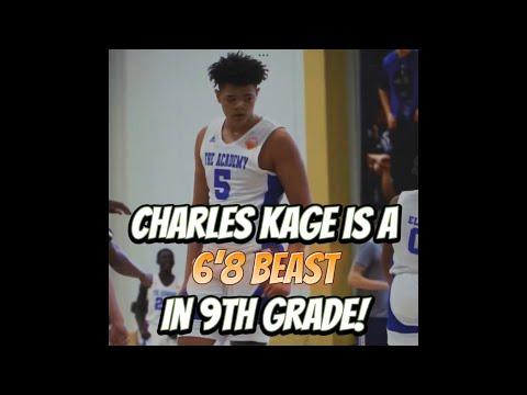 Video of Charles Kage is a 6'8 Beast in the paint for our 2025 Academy NY2LA