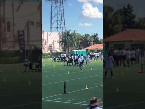 Video of Ncsa2019 Combine 40 yard in 4.5