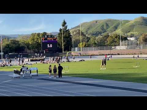 Video of 21.35 200m - SLO High Tri - 04-10-24