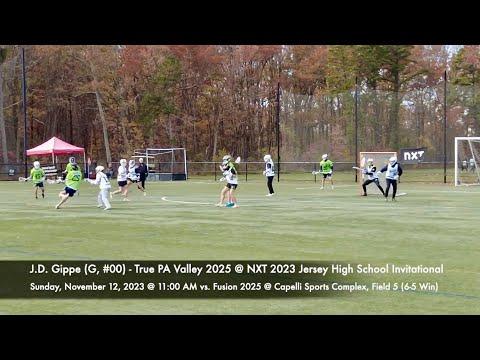 Video of J.D. Gippe (#00, G) True PA Valley @ NXT 2023 Jersey High School Invitational (11/12/2023)