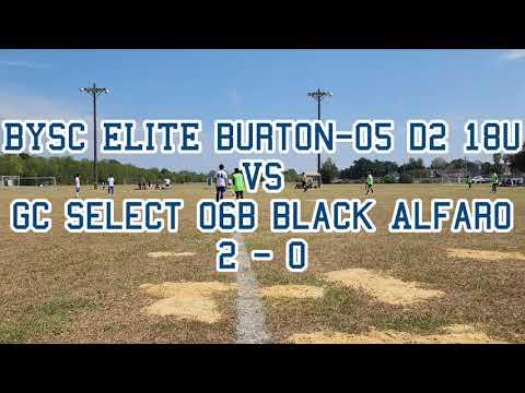 Video of BYSC Elite Red Burton-05B D2 U18 vs. GC Select Black Alfaro-06B @GC