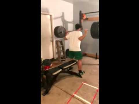 Video of Zane squat