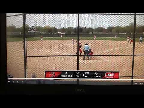 Video of  MSUM Home Run