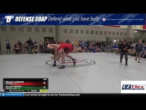 Video of Mat 1 285 Travis LeGrave Wisconsin Vs Elijah Novak Minnesota Red