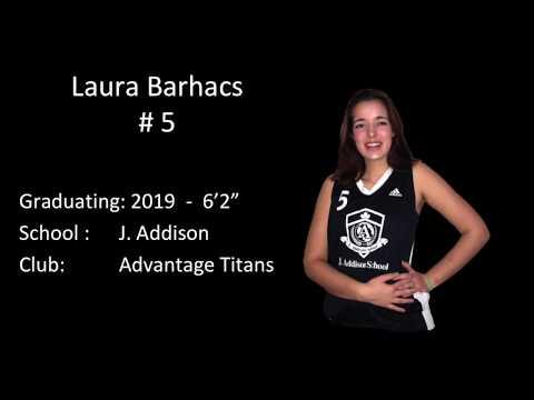 Video of Laura Barhacs #5#_2017/2018 Highlights J. Addison Highschool games