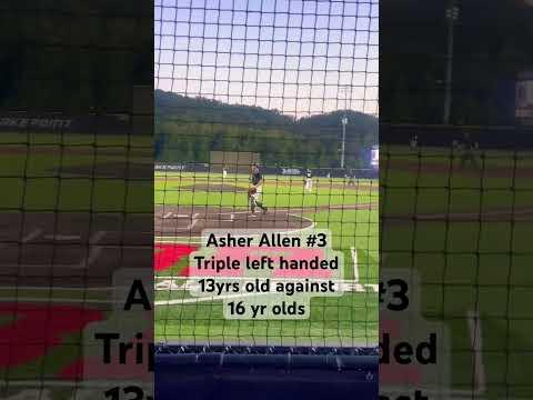 Video of Asher Allen triple left handed 