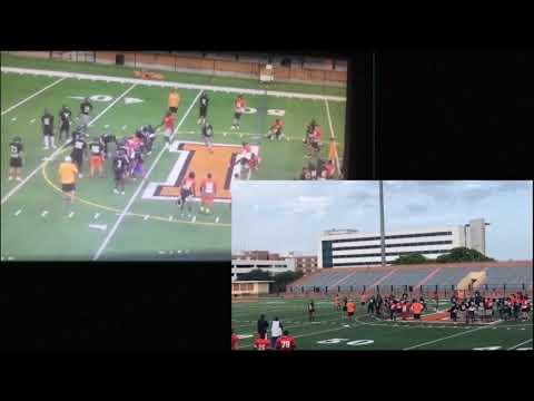 Video of Live 60 Yard FG In Pads