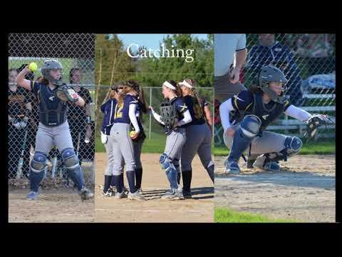 Video of Ella Junior Year HS clips - hitting/catching/base running