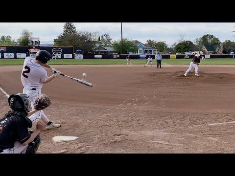 Video of 4 Homeruns 1 Grand Slam Nick Parker CA 2022 MIF 4.0/GPA Arcata High School, CA