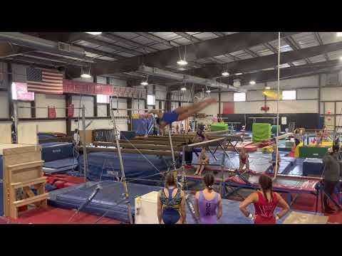 Video of Bar routine from mock meet 