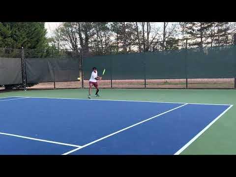 Video of 2022 Sophomore - Shayan's Tennis practice