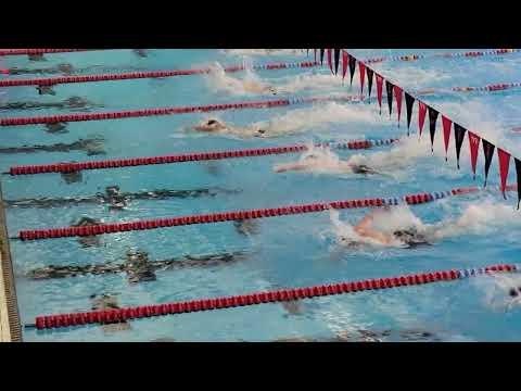 Video of 50 Free Bay State Games 2023  23. 87