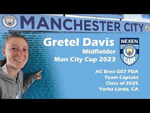 Video of Gretel Davis Midfielder Man City Cup 2023 Highlights