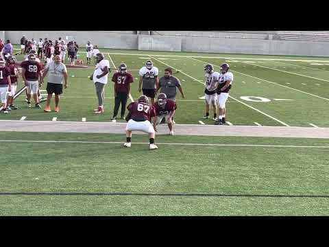 Video of 1 on 1 Against Defensive Tackle