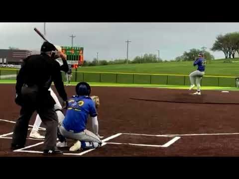 Video of #23 Brody Kleffner Pitching vs Blair Oaks for Fatima 4/18/2024