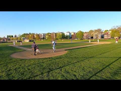 Video of Catch and throw from centerfield to save a run