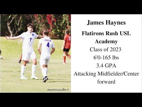 Video of James Haynes 2022 Highlights | USL Academy | 2023 | 3.4 GPA