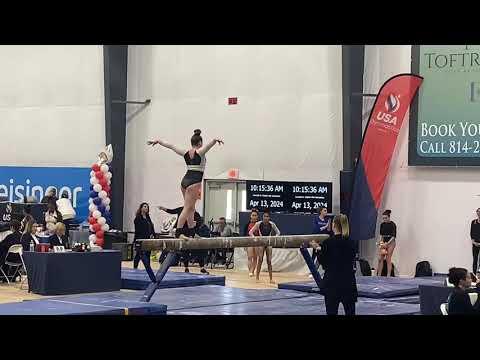 Video of Beam from regionals and Easter national qualifier 