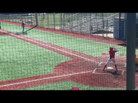 Video of Babe Ruth 15s - single (First Game back after broken femur) 