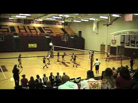 Video of Mandy Stallard (2016 Libero) - First three points in the Science Hill vs Tennessee High volleyball match held 27 Aug 2015.