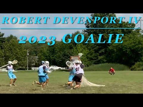 Video of Robert Devenport IV-2023 GOALIE-T1 2023 Academy & Rhino USA(Summer 2021)