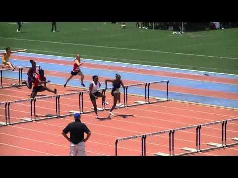 Video of Bryiana Richardson 100h, Lane 4, blue uniform