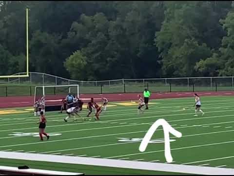 Video of corner: Insert top to me, dump left, receive again to goal
