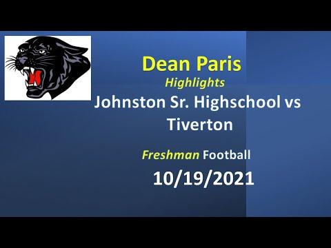Video of Dean Paris (Freshman) JHS 10_18_21
