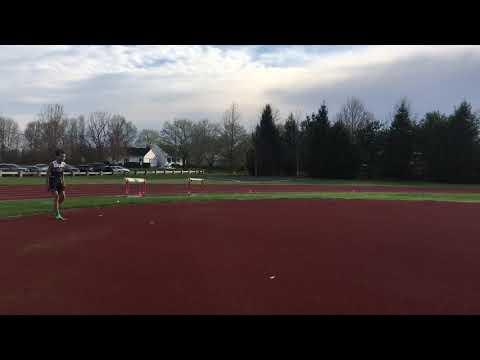 Video of 6’4” high jump attempt in 10th grade