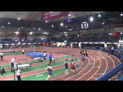 Video of 2015 Indoor State Qualifier meet 2nd place 4:24 (Green Jersey hip number 3)