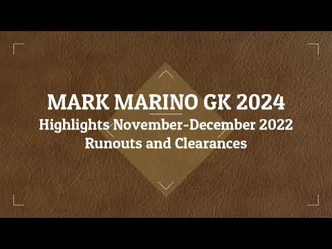 Video of Mark Marino GK 2024: November-December 2022 Highlights