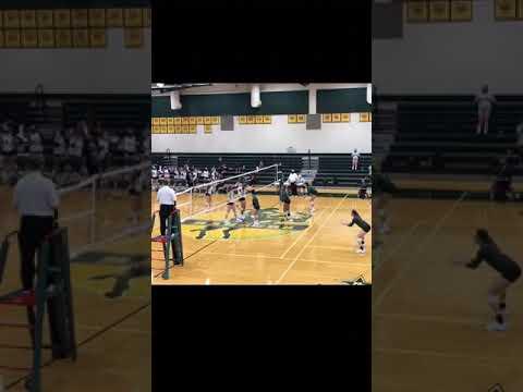 Video of Grace Green #9  Outside Hitter Highlights. End of Junior year