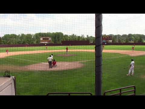 Video of Central Mich Univ Double to the Wall-Wood Bat