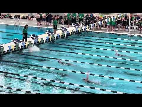 Video of 200Y backstroke, 2024 Short Course State Meet 