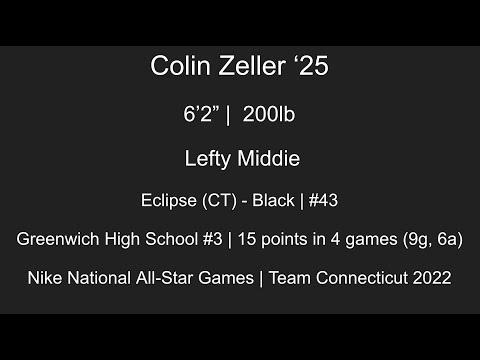 Video of Colin Zeller (Class of 2025) Sophomore Varsity Highlights as of 4/17/23
