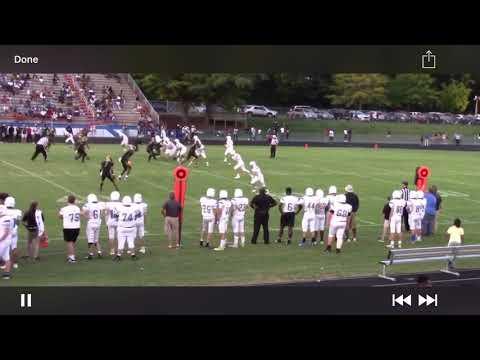 Video of HHS Vs. Mt. Juliet Christian #21 Davien Hill Interception 